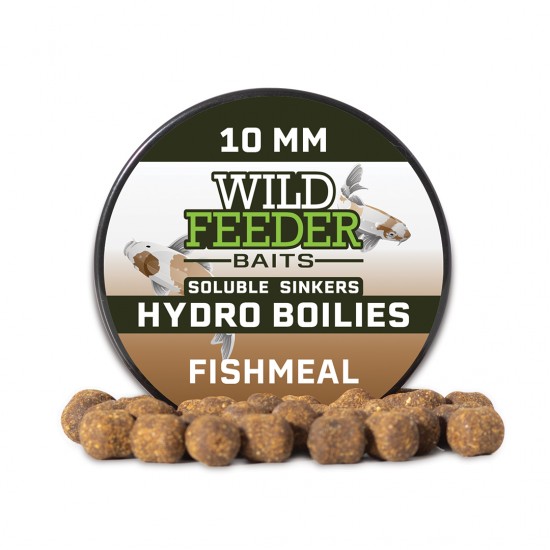 Momeala Scufundatoare Wild Feeder Baits - 10mm Hydro Boilie Fishmeal 50ml